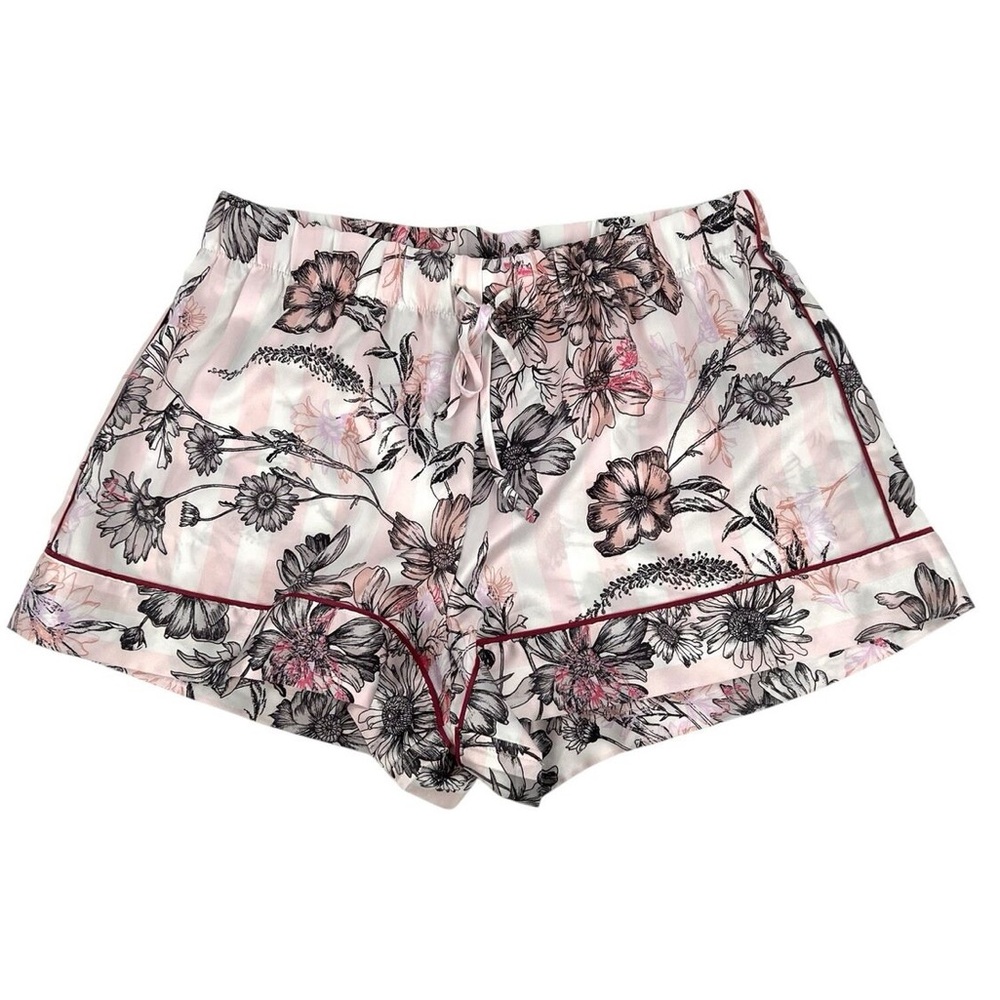 🌸 VS | satin Floral Print Women's PJ Shorts